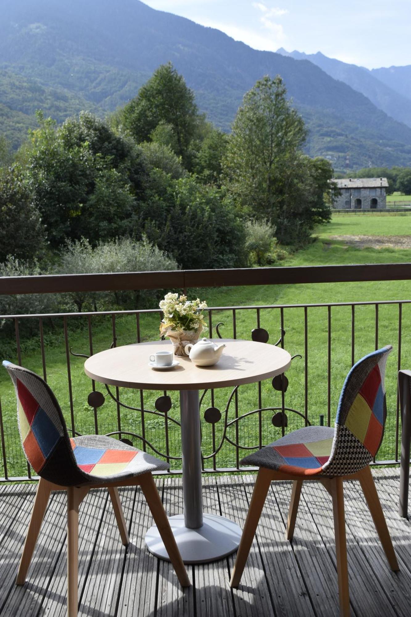 Agriturismo Terra Del Sole Albosaggia Bagian luar foto